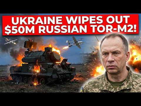 Ukraine WIPES OUT $50M Russian Tor-M2!