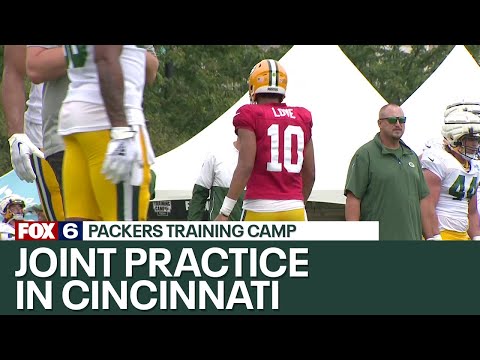 Packers, Bengals joint practice in Cincinnati | FOX6 News Milwaukee