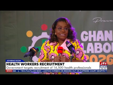 Hope for Unemployed Nurses? Govt Targets 16,500 Health Jobs in Ghana | JoyNews Room