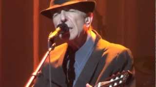 Leonard Cohen, Chelsea Hotel No2, Boston 16-12-2012