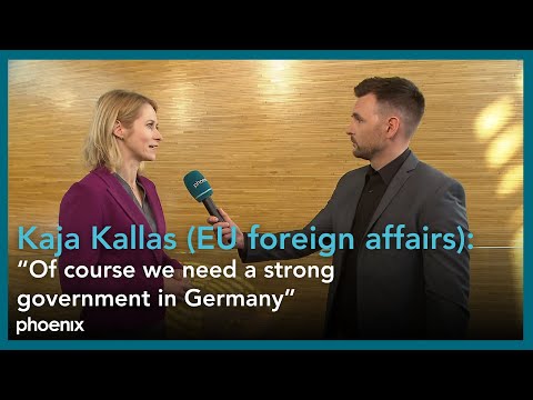 Interview with Kaja Kallas (EU High Rep. for Foreign Affairs) on support for Ukraine (engl. version)