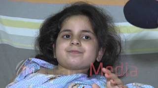 الطفلة ساميه ريحان من غزة تروي قصة اصابتها في نابلس