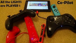 How to Setup Co-Pilot on the Nintendo Switch. 1 Player=4 Controllers