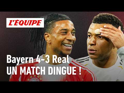 Bayern 4-3 Real : SCÉNARIO FOU ! Le Bayern Munich ÉTEINT le Real Madrid et rejoint le PSG en demie