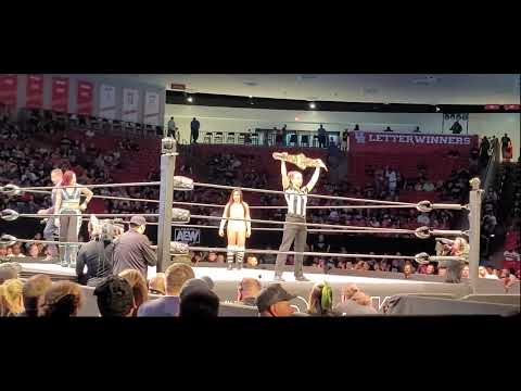 AEW Dark Elevation Houston 05/18/2022 ROH Women’s Championship Match Mercedes Martinez (c) vs Hyan