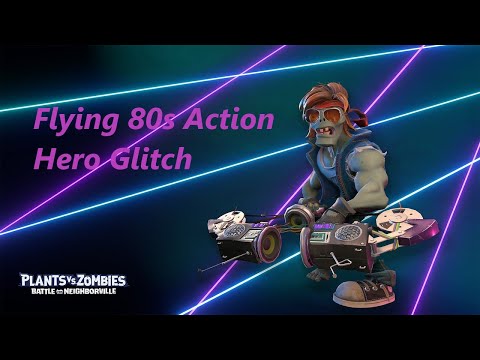 Plants vs. Zombies Battle for Neighborville: Flying 80s Action Hero Glitch