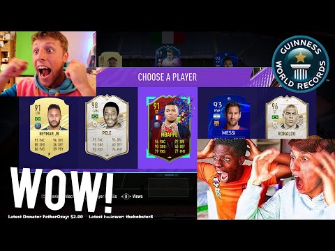 BEATING W2S FIFA 21 192 FUT DRAFT WORLD RECORD!!