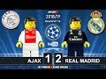 Ajax vs Real Madrid 1-2 • Champions League 2019 (13/02/2019) • All Goals Highlights Lego Football