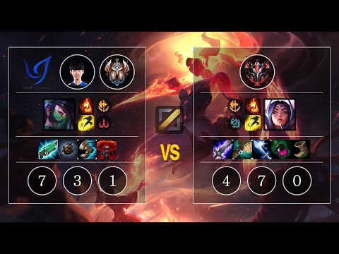 CGA Aria Akali vs Irelia Mid - KR Patch 10.12