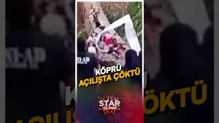 Dakikalar Önce Açtıkları Köprüde Gezerken Bir Anda Kabusu Yaşadılar #s