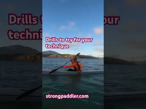 Technique drills for surf ski or kayak