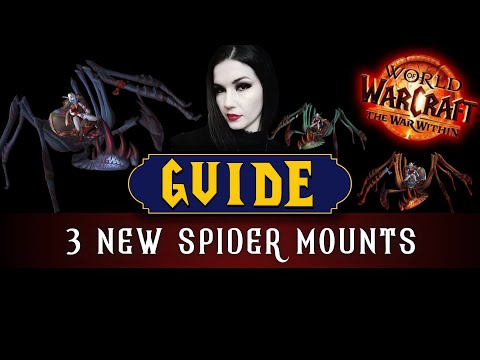 How to Unlock 3 NEW Spider Mounts in WoW: The War Within Expansion (Of Pacts and Patrons Quest)