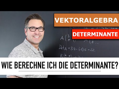 Wie berechne ich die Determinante? | Determinante der Koeffizientenmatrix | quadratische Matrix