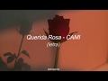 Querida Rosa – Cami (Letra)