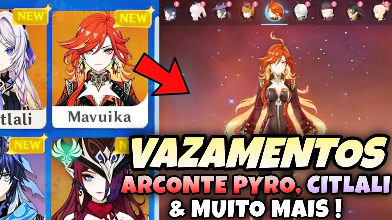 ARCONTE PYRO & CITLALI ! VAZAMENTOS INSANOS FINALMENTE !