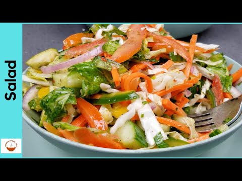 , title : 'Green Salad | Super healthy and delicious Salad Recipe in Urdu Hindi | Flavour of Desi Food - EP 28'