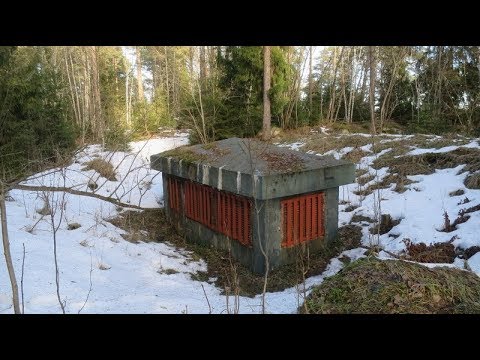 Ledningscentral Försvarsområdesstab FOstab Ammunitionsförråd Arkiv fd Hemligt Bergrum 2019-02-12