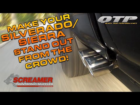 QTP Screamer Exhaust System for a 2014+ Silverado & Sierra