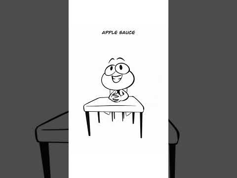 Spell APPLE SAUCE with just A (Animation Meme)