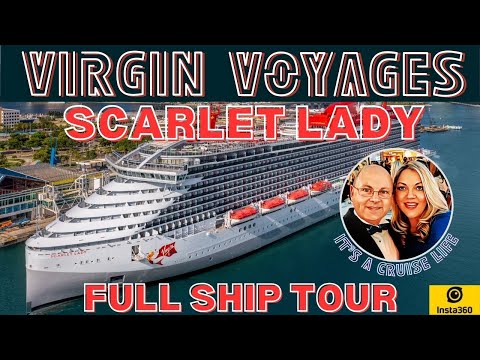 Virgin Voyages Scarlet Lady - Full Ship Tour.