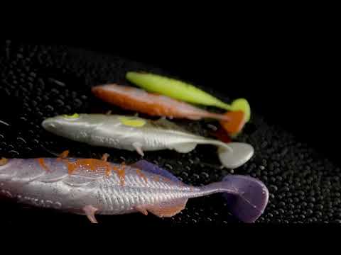 MIKADO - MIKADO - nástraha - real fish stickleback 8cm / fluo tiger - 5 ks