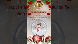 Download lagu Bună Dimineața Luni! Mesaje și Urări Calde pentru Săptămâna Crăciunului | Sarbatori fericite! mp3