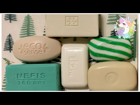 ASMR SOAP // cut tough soap // dry soap