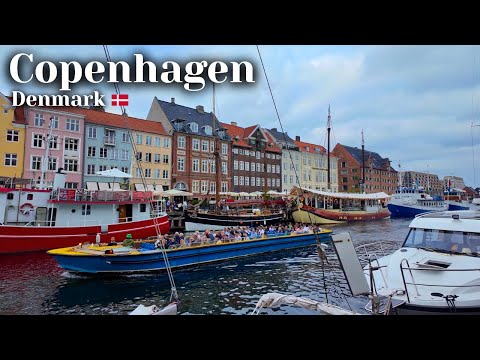 Copenhagen, Denmark - 4K Walking Tour
