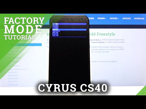 How to Enter Factory Mode on CYRUS CS40 FREESTYLE – Open Factory Mode