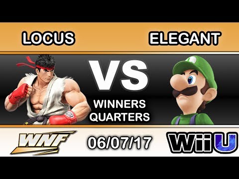 WNF 2.5 - Locus (Ryu) Vs. BSD | Elegant (Luigi) Winners Quarters - Smash Wii U