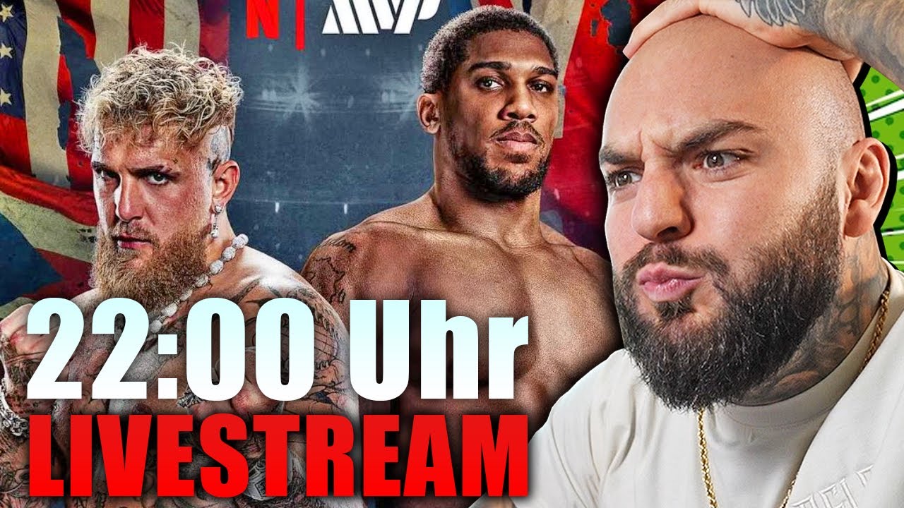 22 Uhr LIVE  bis zur AJ vs Jake Paul WATCH PARTY - Reactions & Realtalks - RINGLIFE