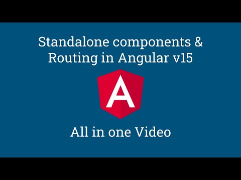 Getting started with standalone components | new way of routing in angular v15