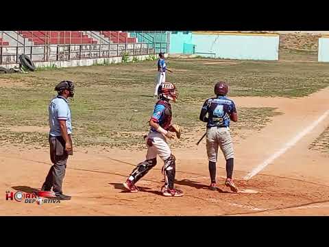 Yosber Aristigueta, jugador de la EBM Premier Prospect. Estadio Heres en Ciudad Bolívar.