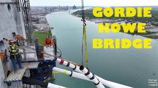 Stay Cables Install | Gordie Howe International Bridge 5/7/2024