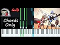 Regular Show Party Tonight Chords Only Piano Midi Synthesia Lesson Easy How To Play Full Song
