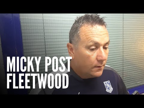 Post-Match | Micky Mellon (Fleetwood Town)