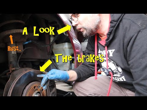 Rover 75: A look at the front brakes