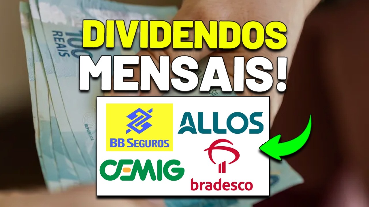 💰 DINHEIRO NA CONTA TODO MÊS com AÇÕES | COMO RECEBER DIVIDENDOS MENSAIS COM AÇÕES?