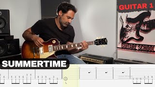 Download lagu Janis Joplin - Summertime | guitar 1 | Cover with Tab | Lesson | Tutorial | mp3