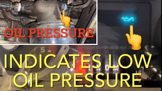 Ford oil pressure / oil can warning on instrument cluster can I keep driving, checks , & repair