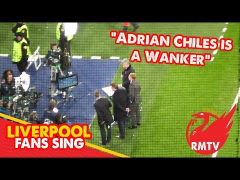 Liverpool Fans Sing "Adrian Chiles is a Wanker" in the Bernabeu