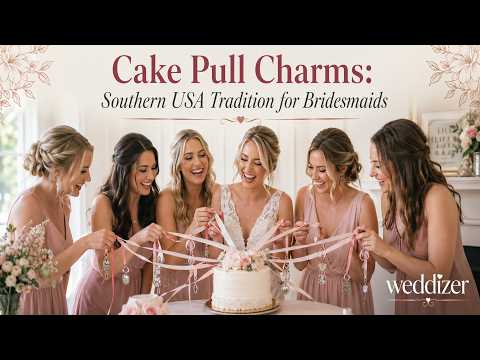 Cake Pull Charms Explained! Southern Wedding Tradition Every Bride Needs ????✨