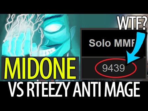 This MMR is Way too High Storm Spirit MidOne vs Arteezy Anti Mage Dota 2