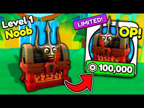 Starting Over as NOOB with MOST EXPENSIVE CRATES in Brainrot Evolution!!