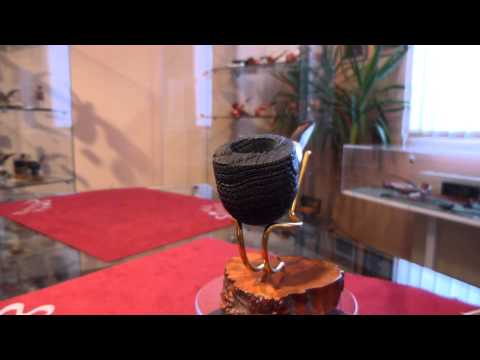 Pipa in bog oak pot freehand - www.paronellipipe.it