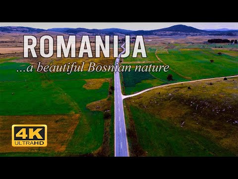 Romanija - FLYING OVER PARADISE (4K UHD) Amazing Beautiful Nature Scenery  Relaxing Music - 4K Video