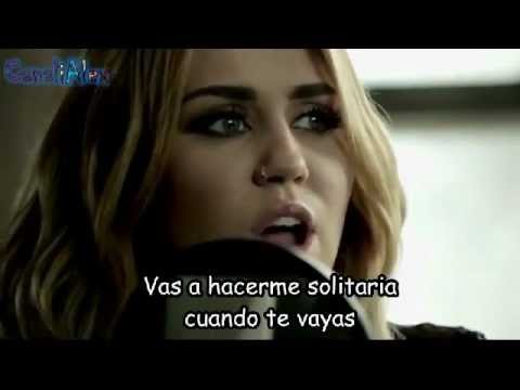 Miley Cyrus Ft. Johnzo West - You're Gonna Make Me Lonesome When You Go(sub.español)