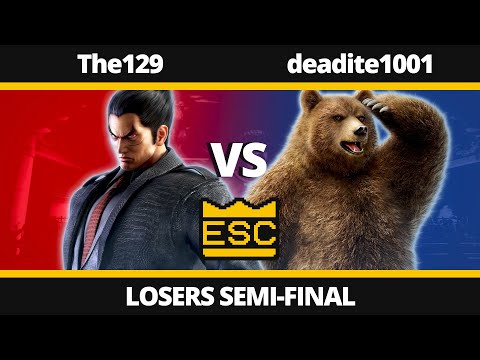 ESC 50 - Losers Semi-Final - The129 (Kazuya) Vs. deadite1001 (Kuma) - Tekken 7 UK Local Tournament