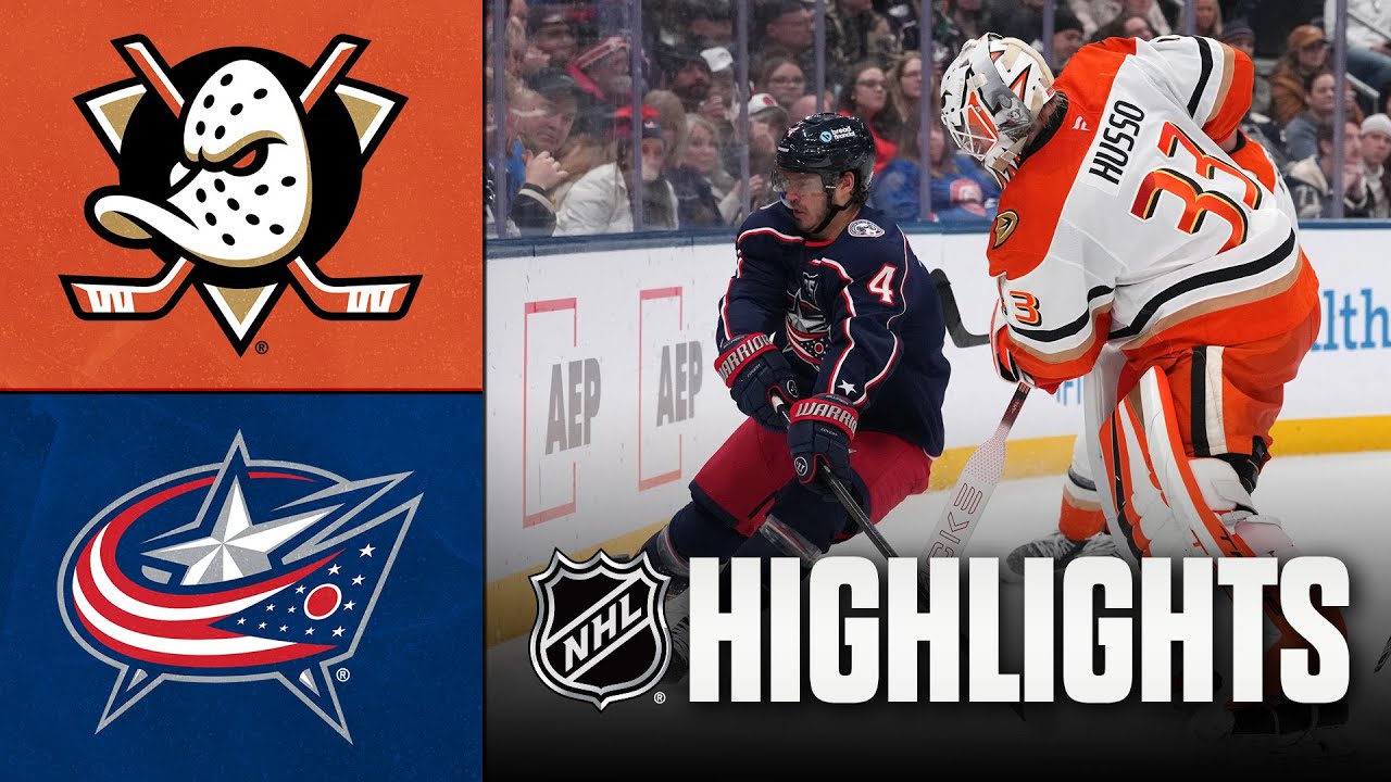 Ducks vs. Blue Jackets | NHL Highlights | December 16, 2025