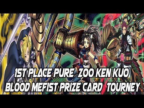 1st Place Blood Mefist Prize Card Tournament Ken Kuo - Pure Zoodiac